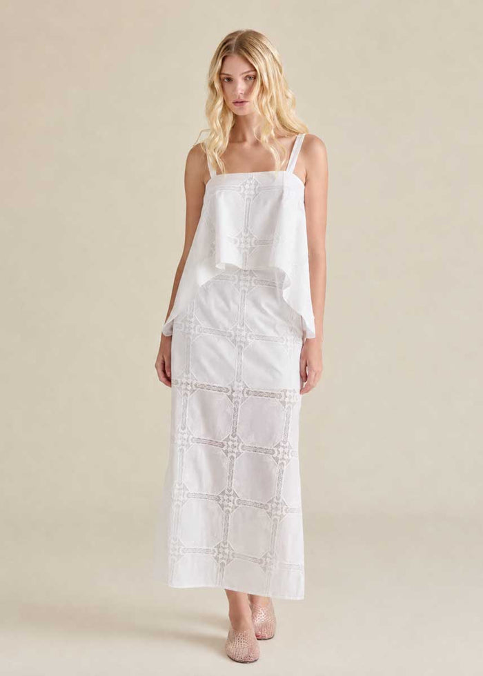 Ainslee Eyelet Top - Antique