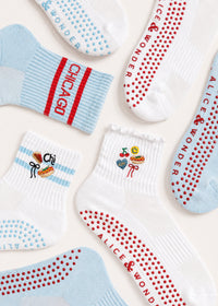 Chicago Long Crew Pilates Sock