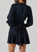 Aluma Dress - Navy