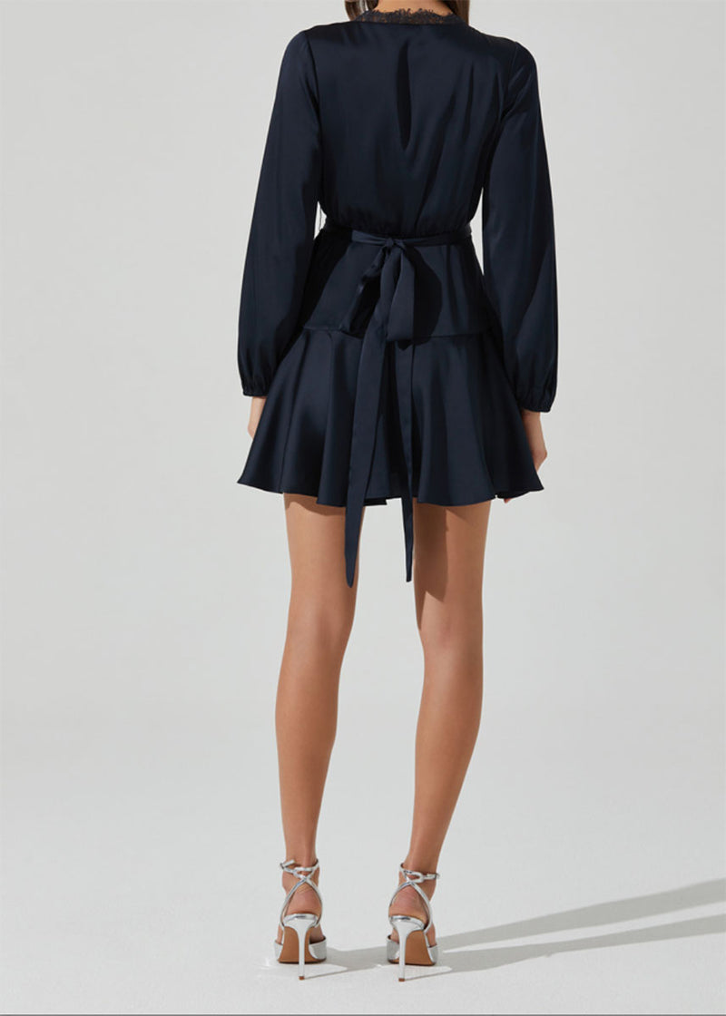 Aluma Dress - Navy