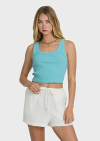 Wanderer Woven Short - Salt Crystal