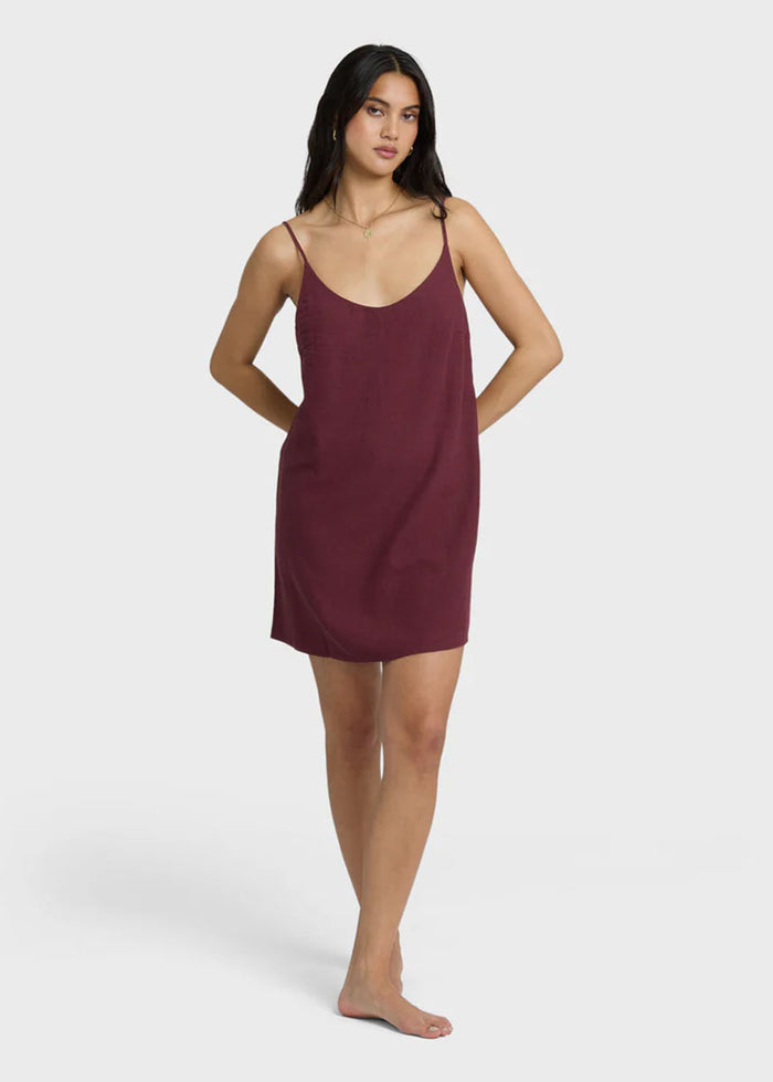 Summer Love Mini Dress - Red Dahlia