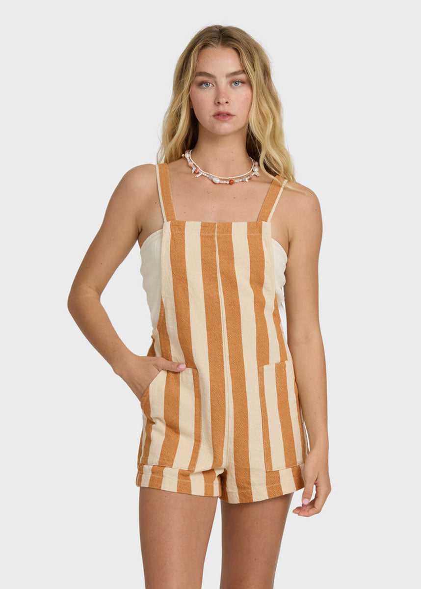 Beach Crush Romper - Caramel Cafe