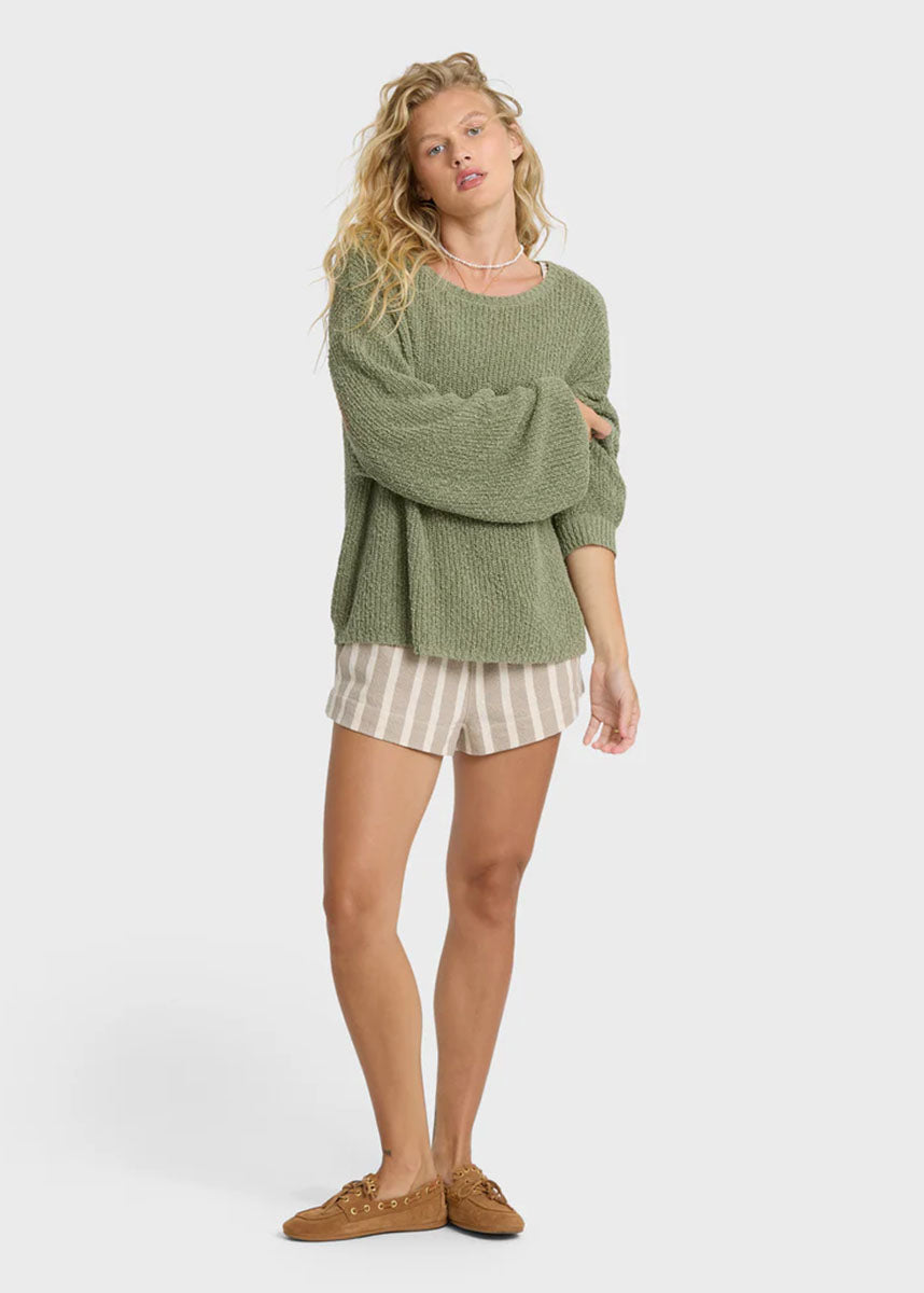 Open Air Sweater - Army Green