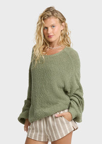 Open Air Sweater - Army Green