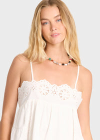 Light & Airy Mini Dress - Salt Crystal