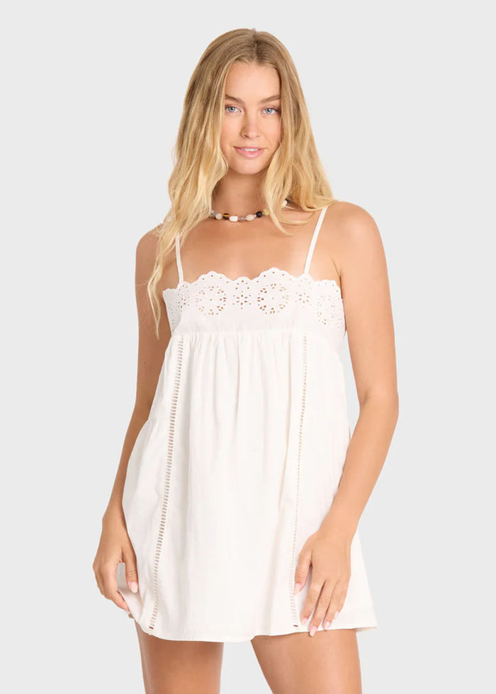 Light & Airy Mini Dress - Salt Crystal