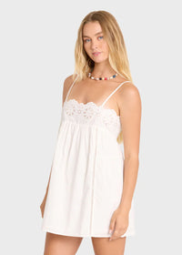 Light & Airy Mini Dress - Salt Crystal