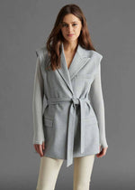 Viviana Wrap Vest - Light Grey