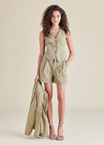 Maribel Vest Top - Olive