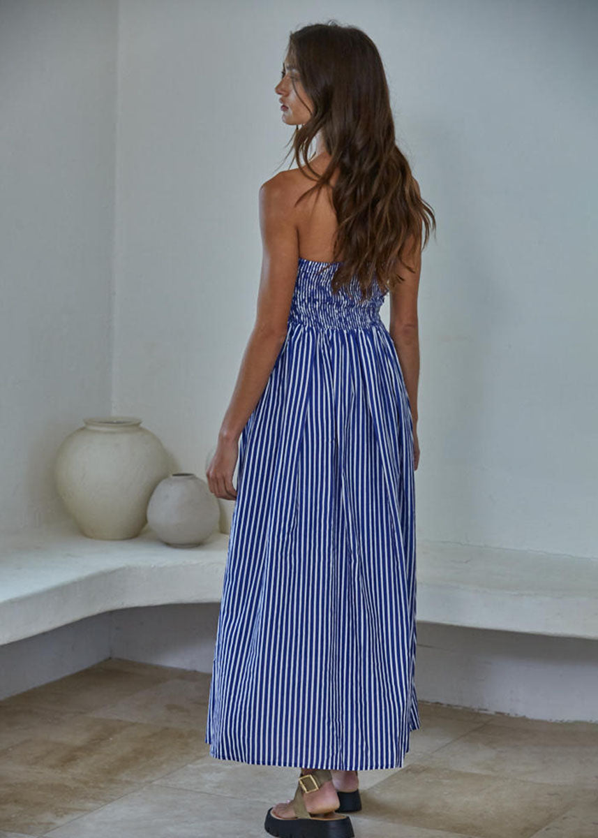 Promenade Dress - Denim Blue