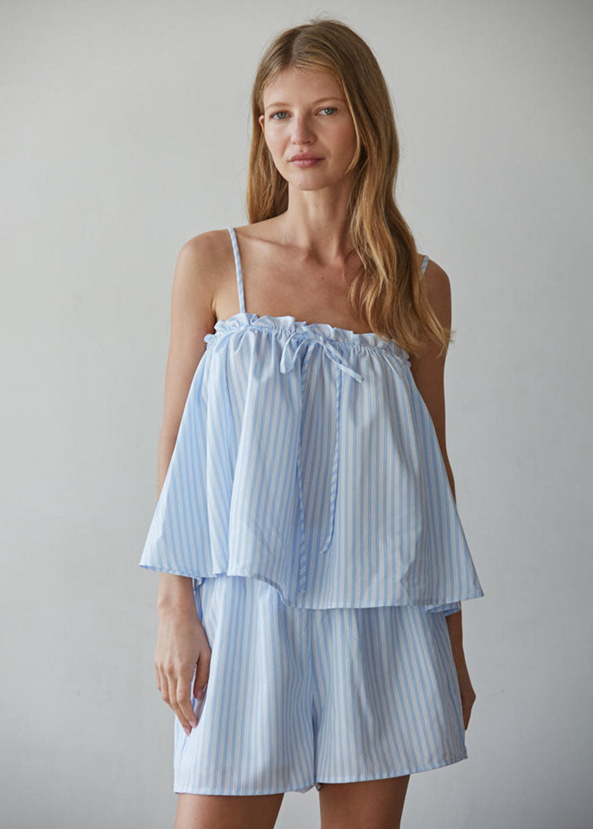 Bellise Top - Light Blue