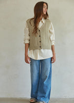 Princet Sweater Vest - Burnt Taupe