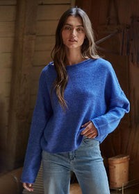 Easy Days Ahead Sweater - Royal Blue
