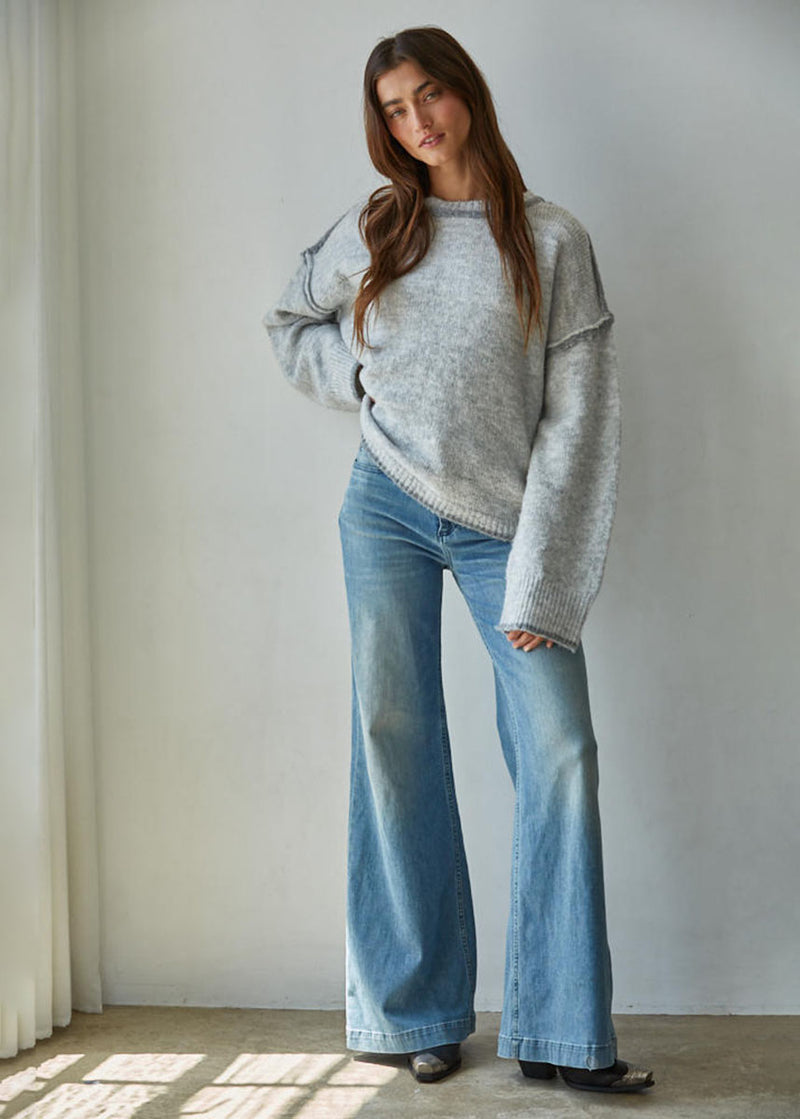 Olympus Pullover - Heather Grey