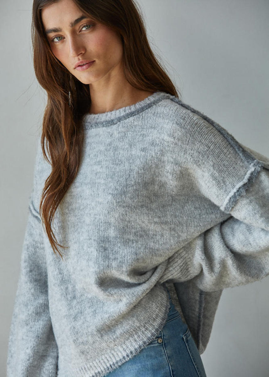 Olympus Pullover - Heather Grey