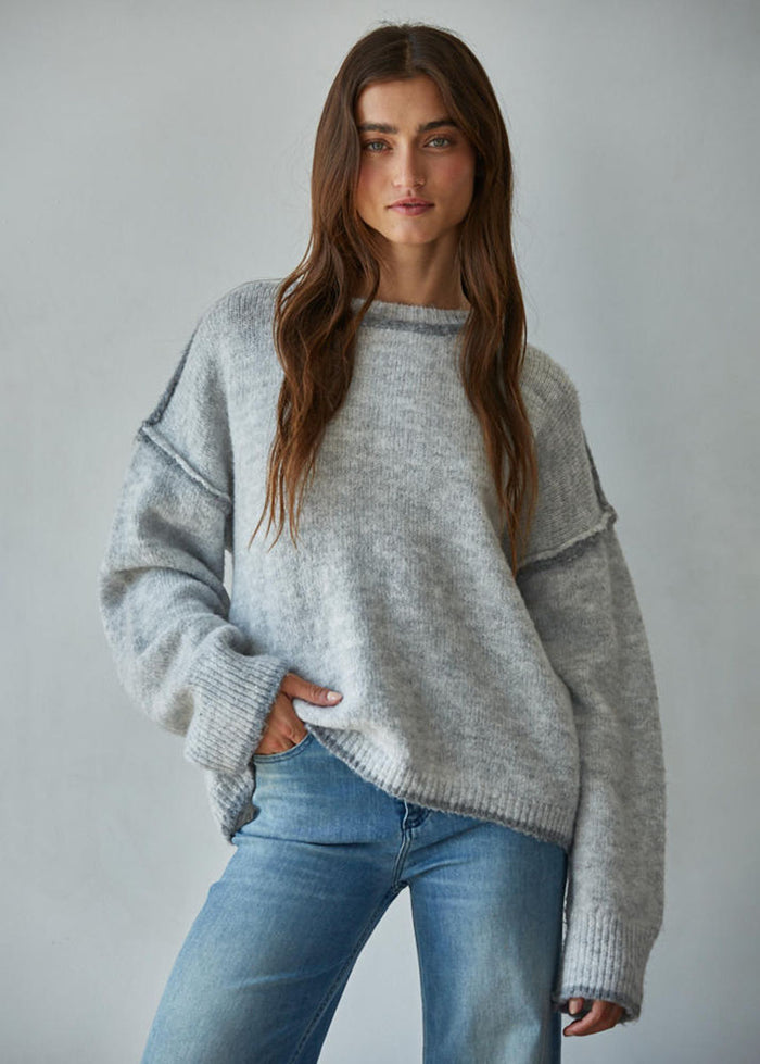 Olympus Pullover - Heather Grey