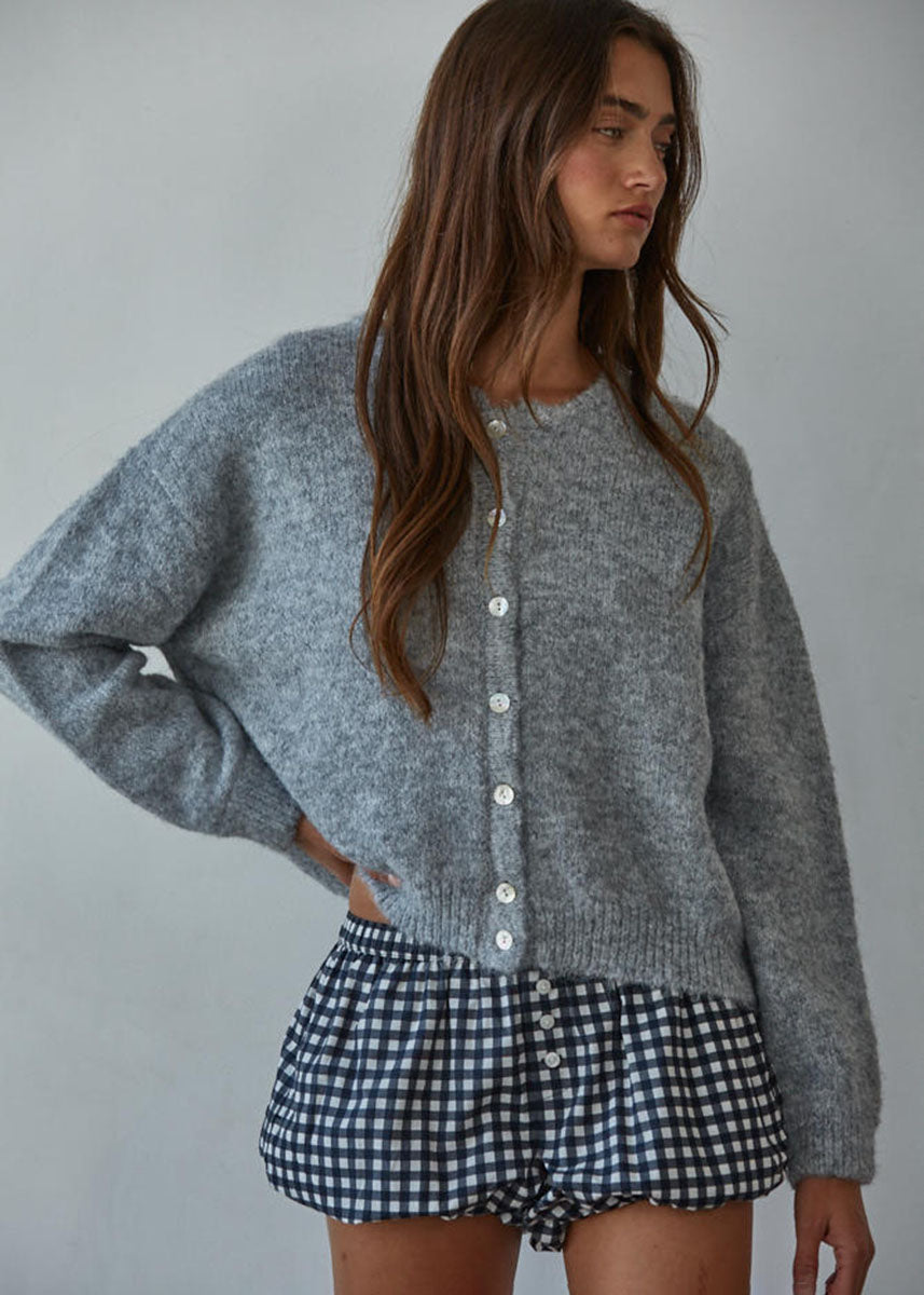 Lucas Cardigan - Heather Grey