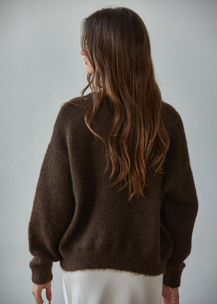 Lucas Cardigan - Dark Chocolate