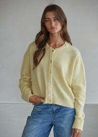 Olivia Cardigan - Light Yellow