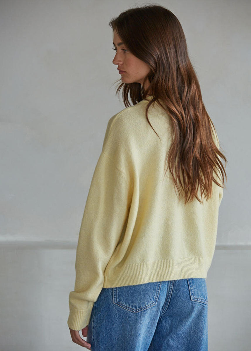 Olivia Cardigan - Light Yellow