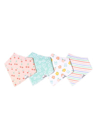 Cheery Bandana Bib Set - 4-Pack