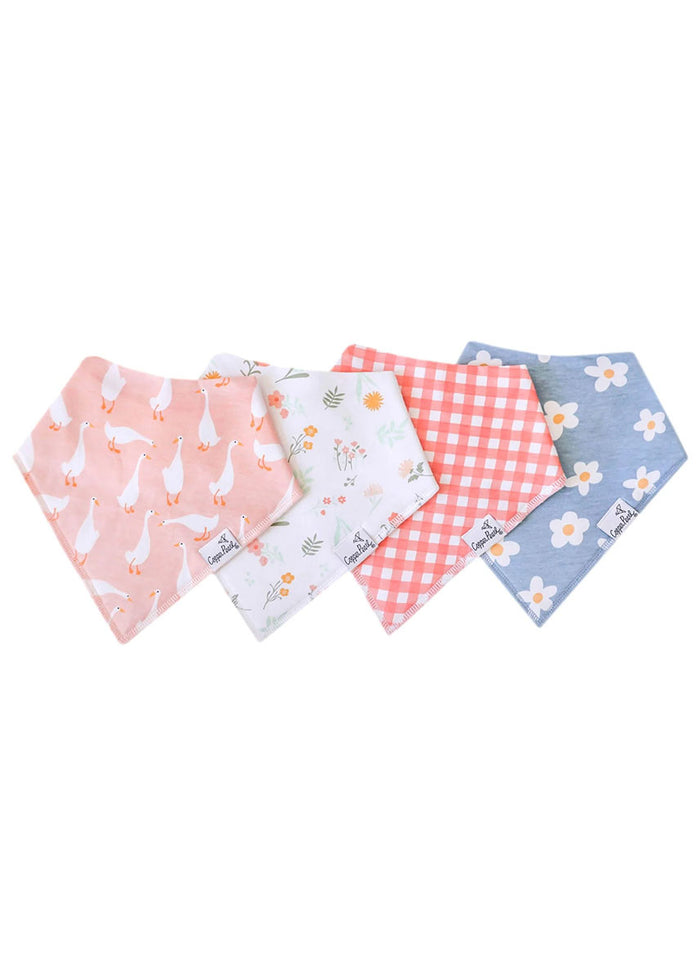 Goosie Bandana Bib Set - 4-Pack
