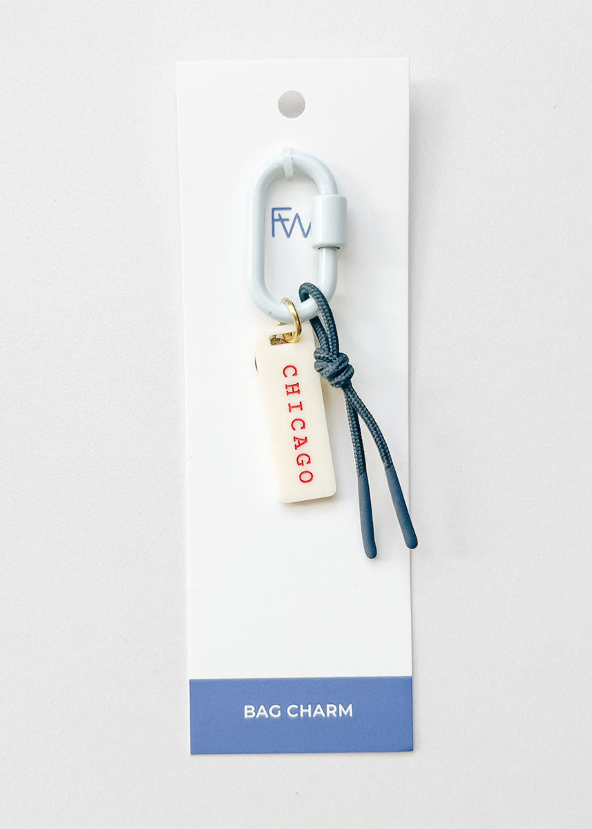 Chicago Tri-Color Bag Charm – Alice & Wonder