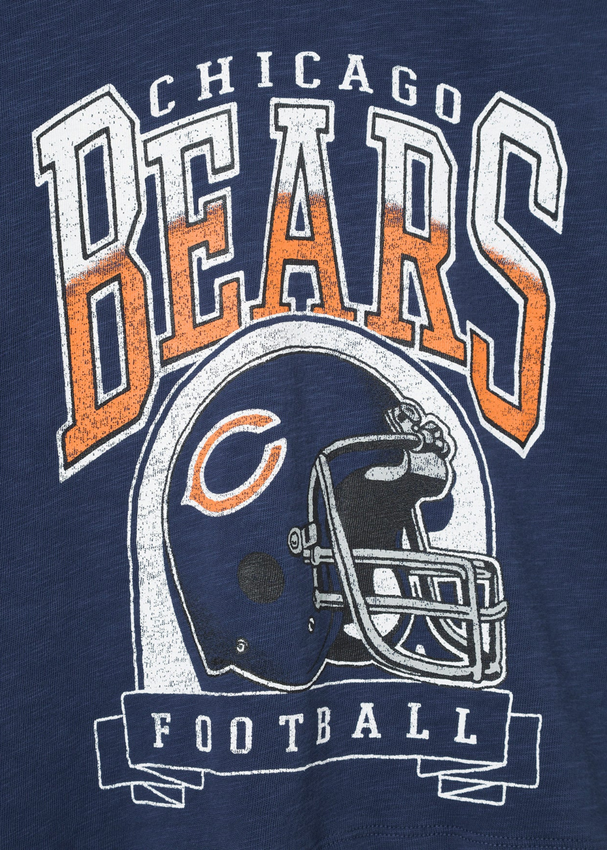 Bears Helmet Crop Tee - True Navy