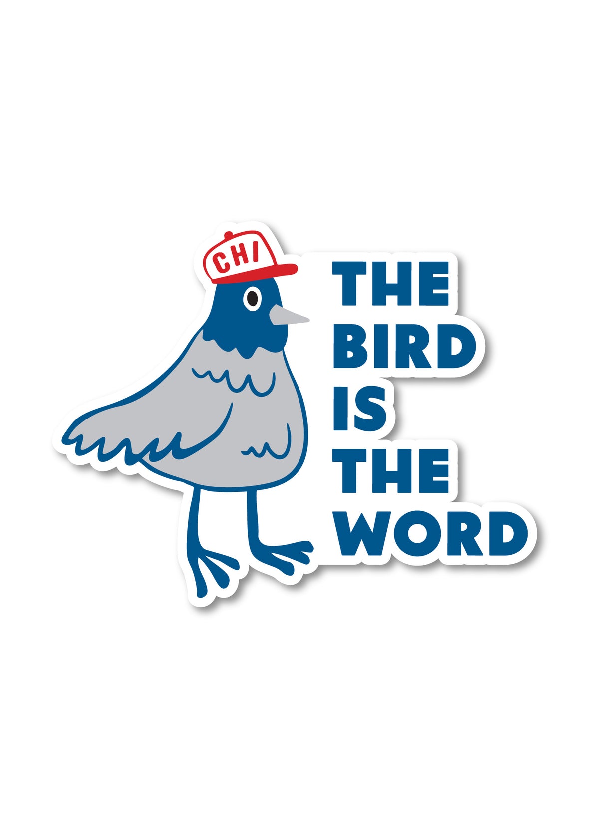 Bird's The Word Sticker