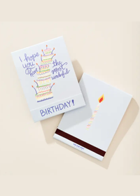 Birthday Card Matchbook