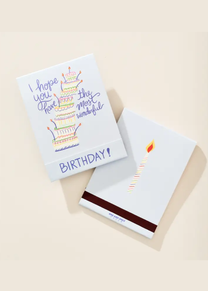 Birthday Card Matchbook