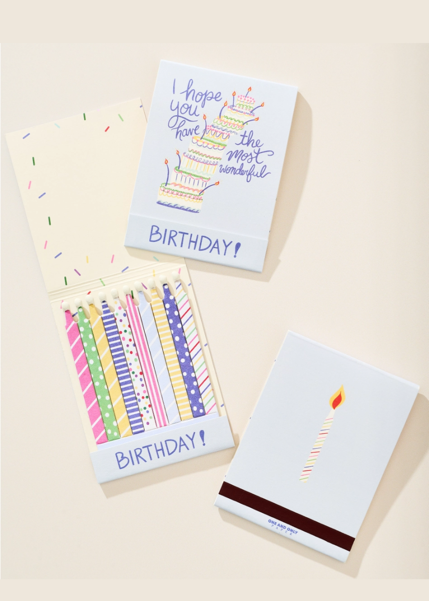 Birthday Card Matchbook