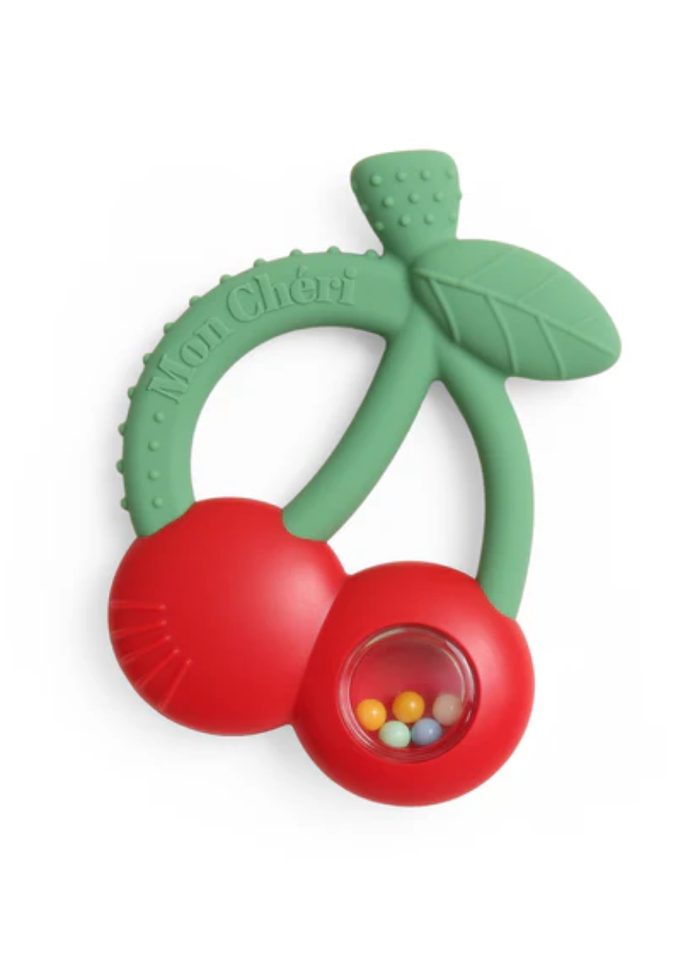 Bitzy Shake Rattle & Teether - Cherries