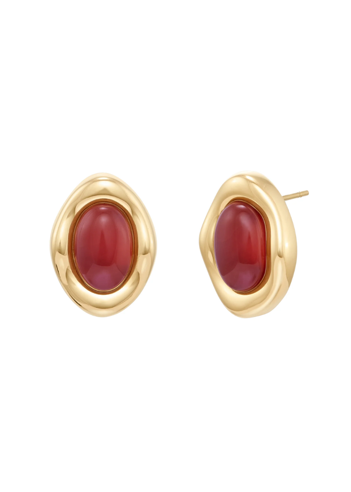 Bordeaux Earrings - Gold