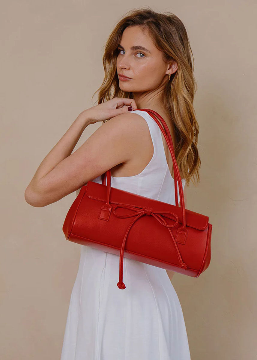 Bowie Shoulder Bag - Red