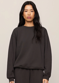 Boyfriend Sweatshirt - Ash Black