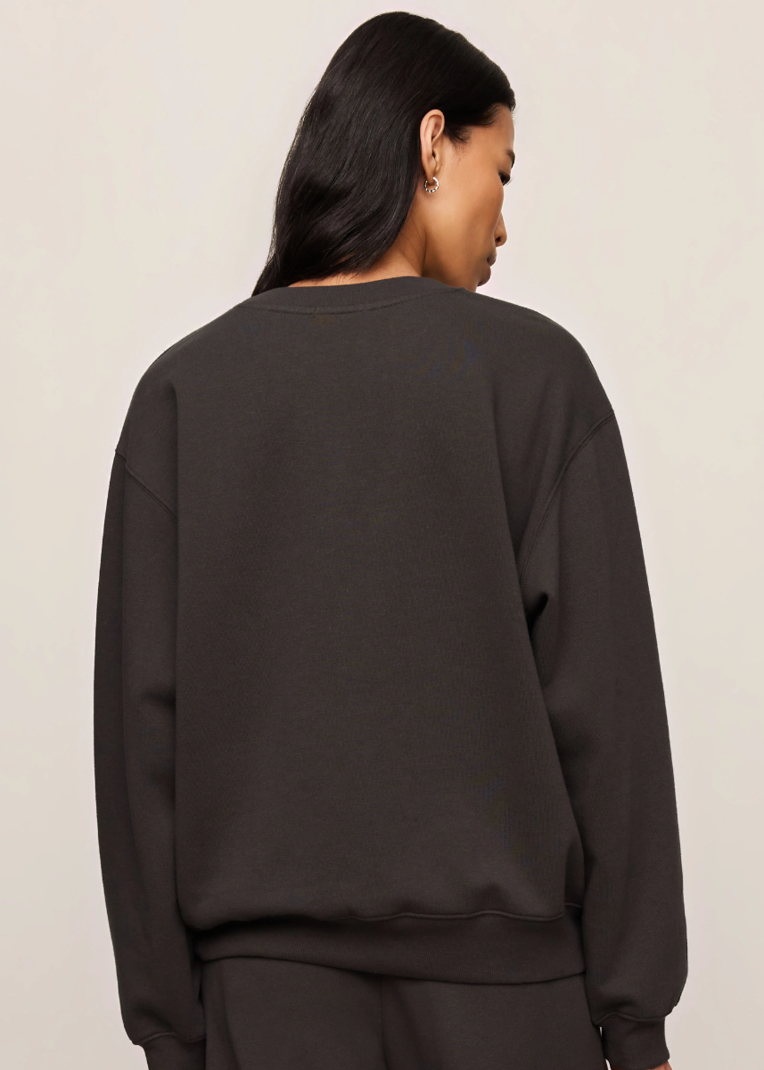 Boyfriend Sweatshirt - Ash Black