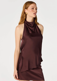 Bristol Halter Top - Mulberry