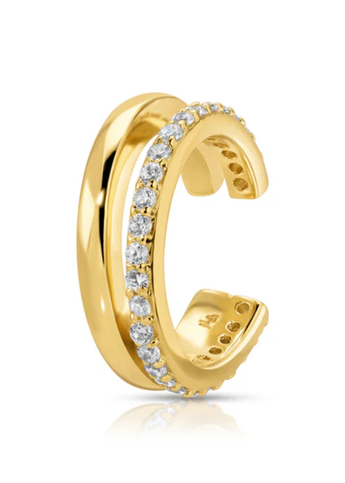 Buffy Double-Band Ear Cuff