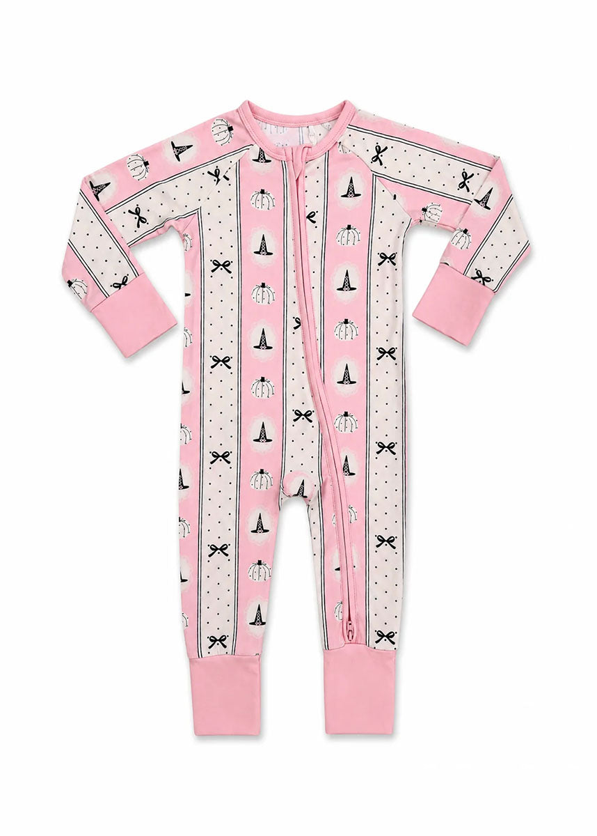 Pretty Little Pumpkin Zipper Romper