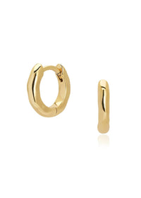 Calvin Petite Textured Huggies - Gold