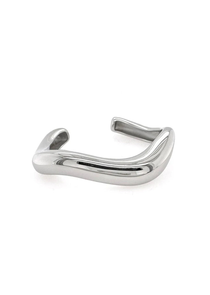 Cascade Cuff Bracelet - White Gold
