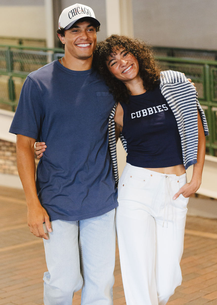 Chicago Cubs Forever Two-Tone Puff Hat - Navy