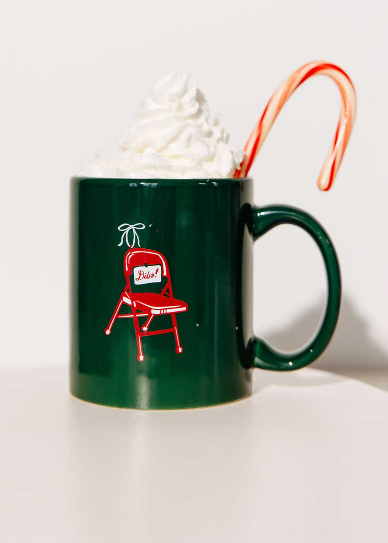 Dibs On Chicago Mug - Dark Green