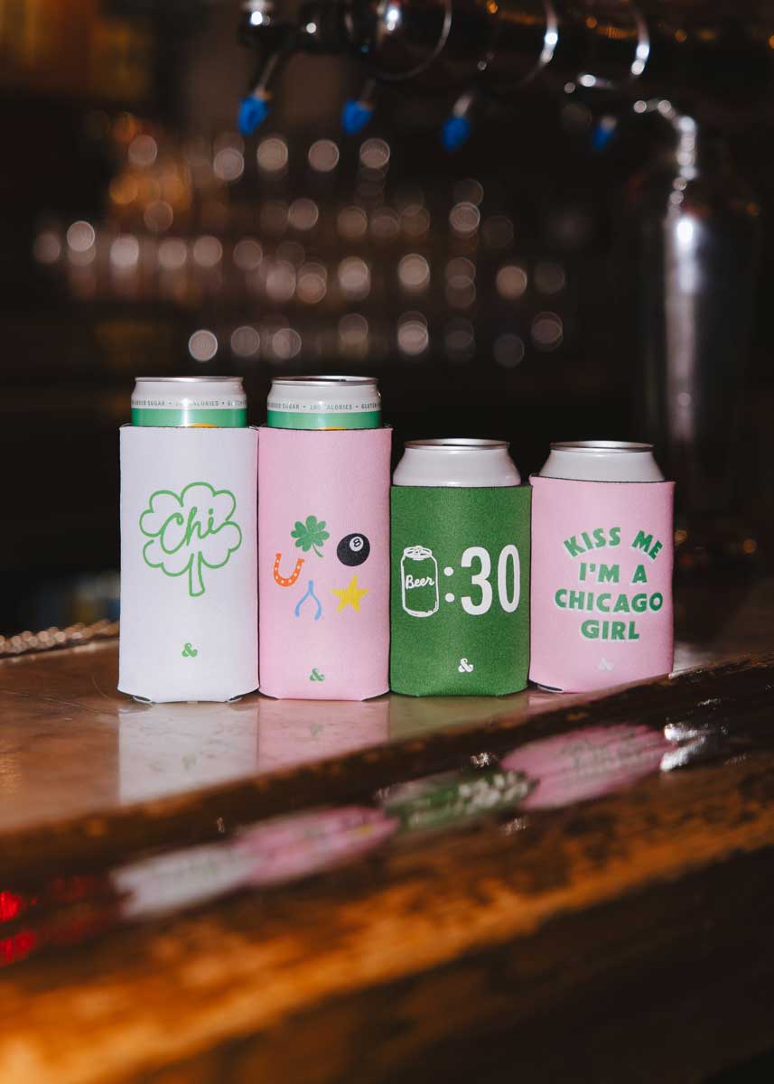 Chi Clover Tall Can Cooler