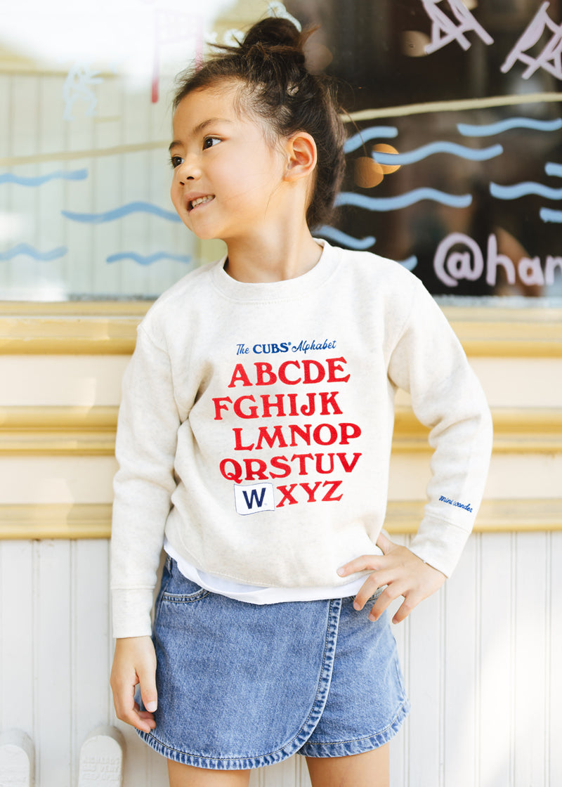 Cubs Alphabet Sweatshirt
