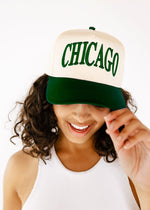Chicago Puff Baseball Cap - Green