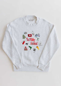 Ya Filthy Animal Icons Sweatshirt