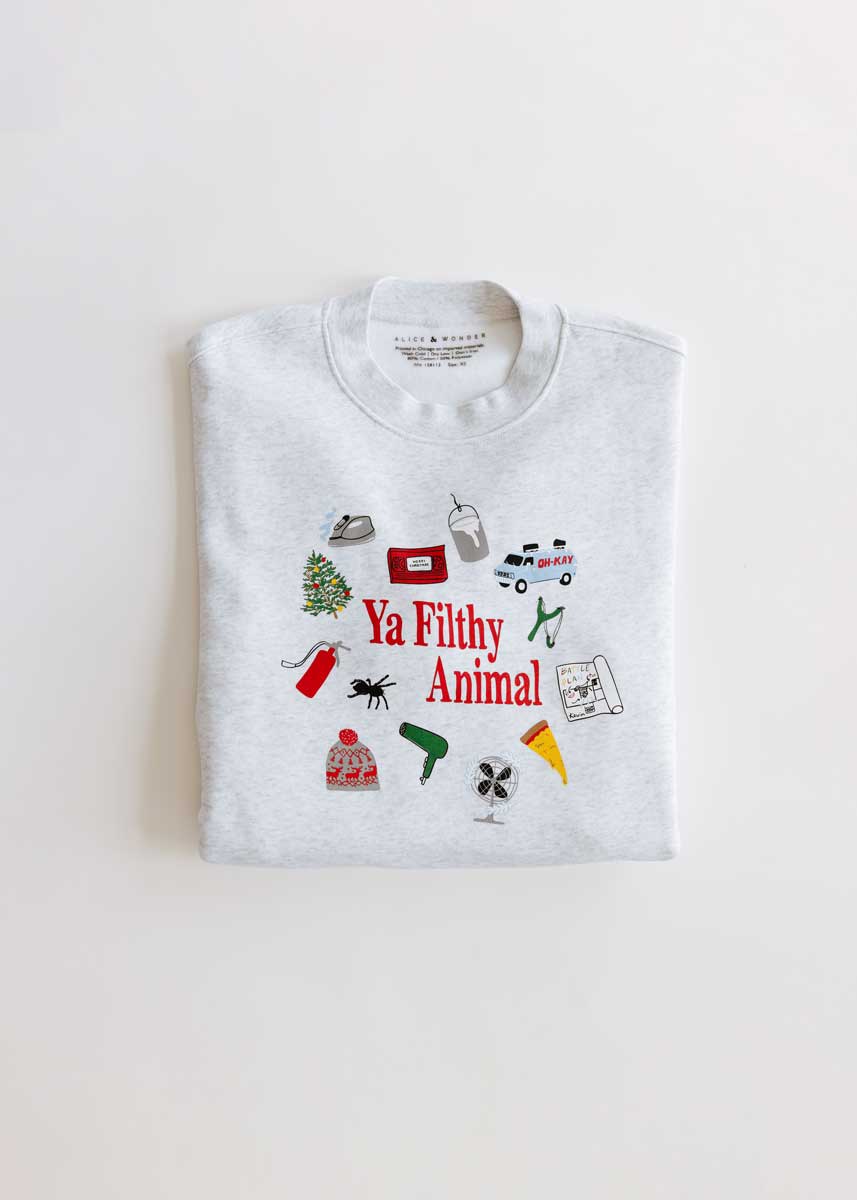 Ya Filthy Animal Icons Sweatshirt